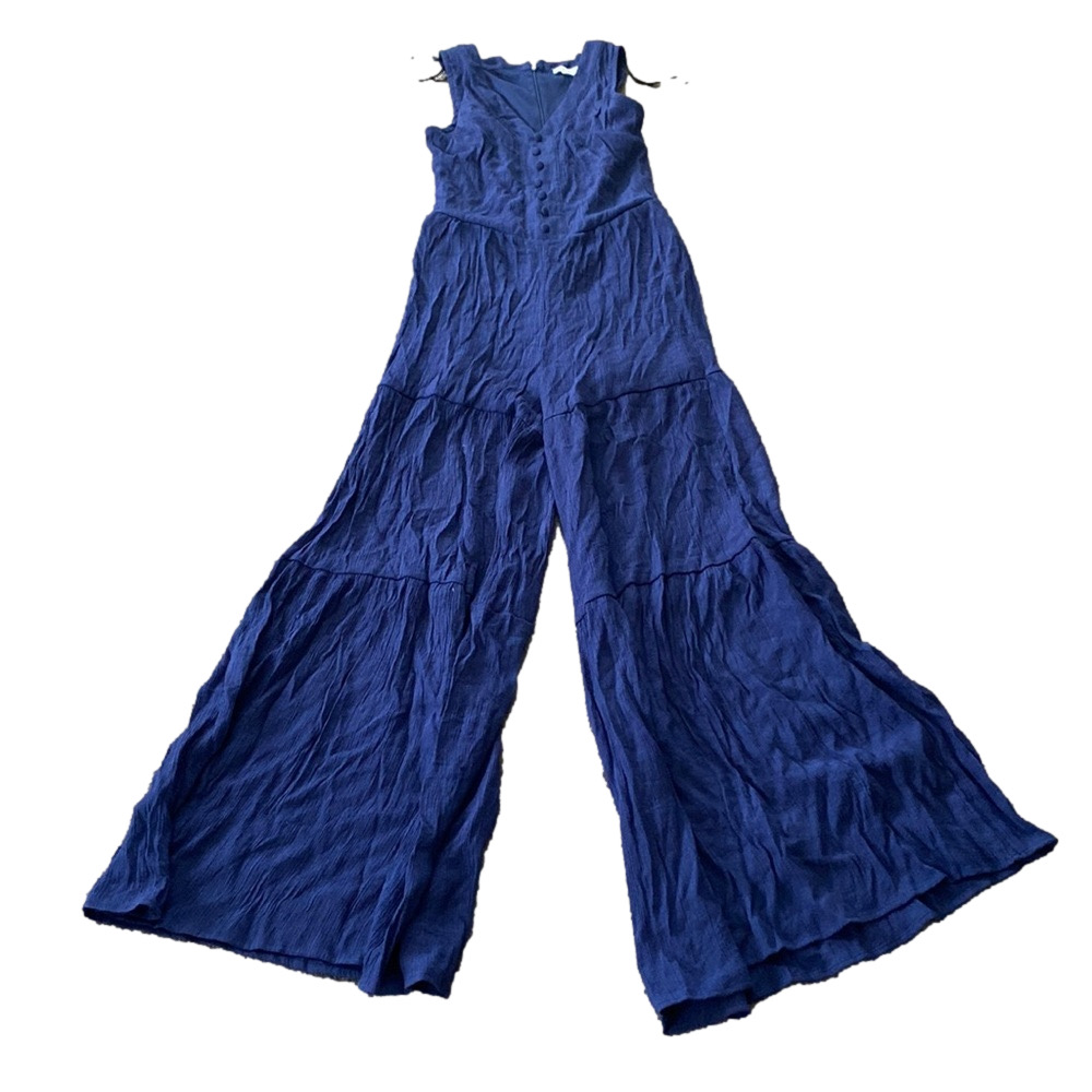 C Blue Sleevless Jumpsuit SIZE S